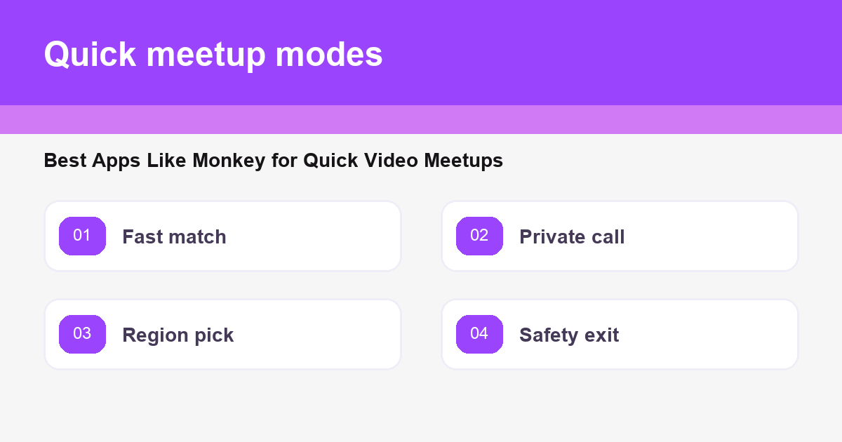 A quick decision guide for choosing safer apps for fast video meetups.