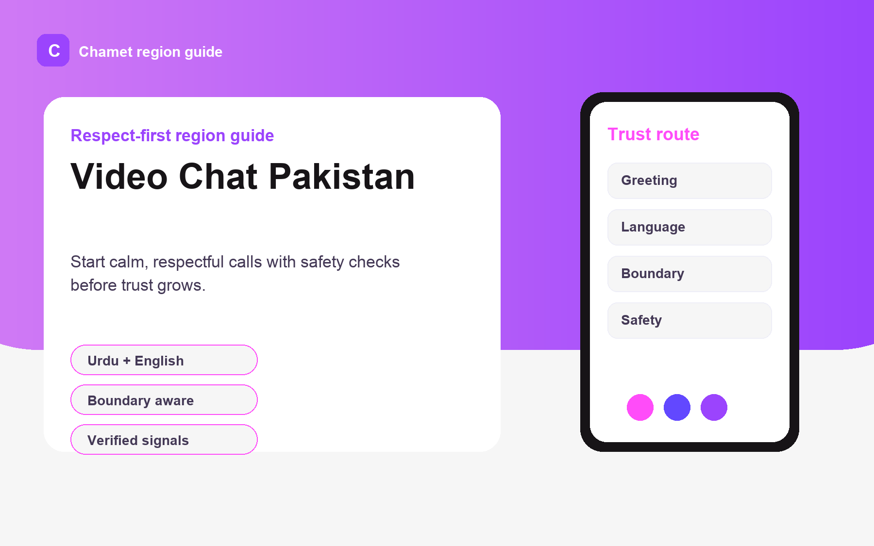 Video Chat Pakistan: 2026 Guide to Safe, Respectful Calls cover image